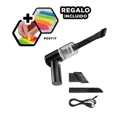 RYBIU IMPORT - Pack12 Mini Aspirador en Negro Y+Banderitas Adhesivas