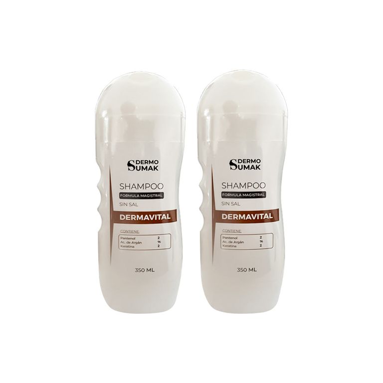 Shampoo Sin Sal Dermavital 350ml Dermosumak 2 Und