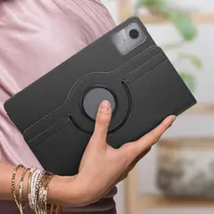 GENERICO - Funda Protector Giratorio 360° para Lenovo M11 - NEGRO