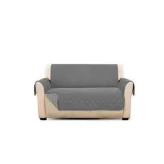 QUE PATAS PET SHOP - Funda Forro Cobertor Para Muebles De 2 Cuerpos Gris