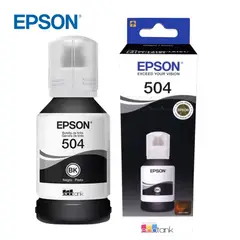 EPSON - Botella de Tinta 504 Negro L4150/L4160/L4260/L6171/L6270