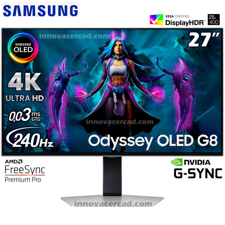 Monitor Gaming Odyssey G8 OLED 27” OLED 4K UHD 240hz 03ms