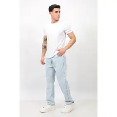 QH - Pantalón Clásico de Denim 100% Algodón para Hombre