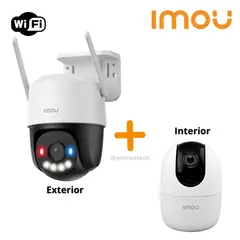 IMOU - Camara de seguridad Exterior + Camara Interior
