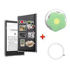 NEW BRAND - Combo Case + Magsafe Popsocket Para Kindle Paperwhite 11th gen - Verde