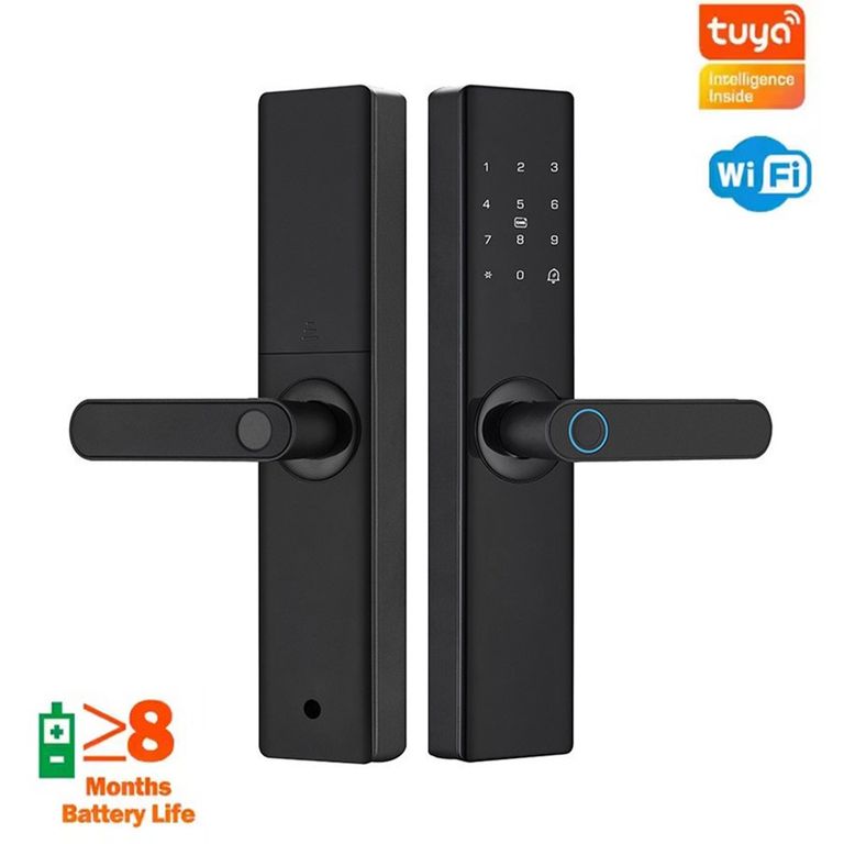 Cerradura Inteligente WiFi PST-Z17 HuellaTarjetaAppTeclado y Llave