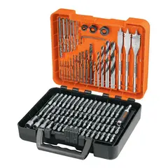 Truper - Juego De 100 Brocas Y Puntas En Estuche Plástico - 100872