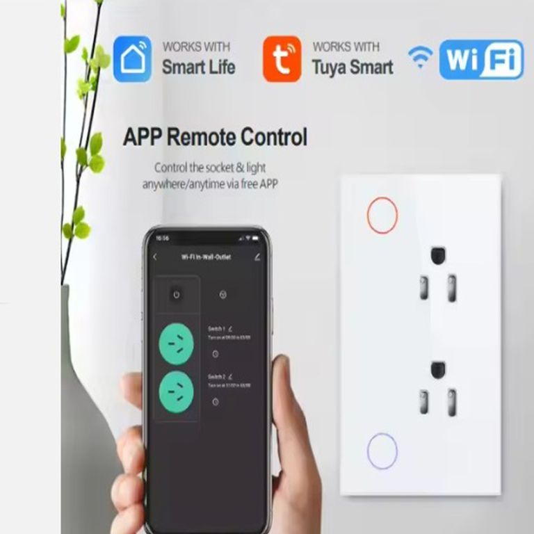 Tomacorriente Inteligente WiFi PST-SM-PW801 Control por App Tuya