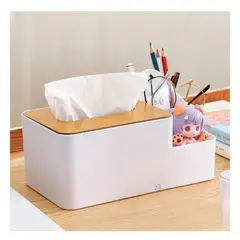 RYBIU IMPORT - Pack12 Servilletero Practico para Cuarto en Blanco