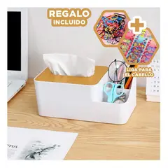 RYBIU IMPORT - Pack12 Caja de Servilletas en Blanco Y+Ligas de Regalo