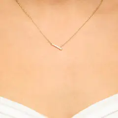 CLEO JOYAS & ACCESORIOS - Collar Bright - bañado en oro 18k