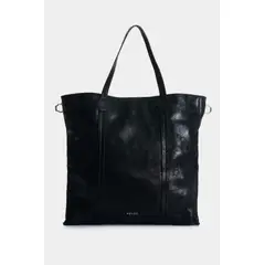 VELEZ - Vélez Shopping Orión De Cuero Mujer Detalle Trenzado Negro