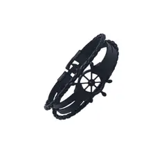 GENERICO - Pulsera de Cuero Unisex - Timonel