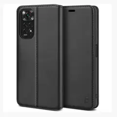 CASE - FUNDA TIPO LIBRO PARA REDMI NOTE 11 - NEGRO