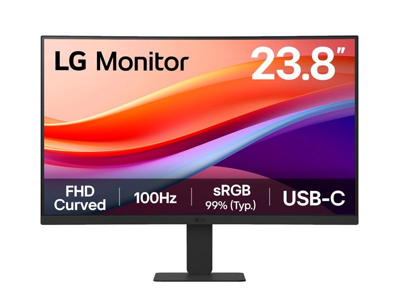 Monitor 24U421A-B Curvo 100HZ 5MS FHD VA USB-C HDMI
