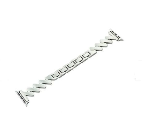 Correa Eslabón ZIGZAG para Apple Watch 38mm - PLATEADO