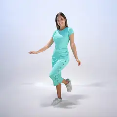 GENERICO - Vestido Casual Rip Grueso Vanessa Renta Color Turquesa