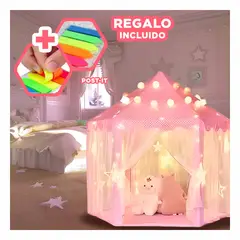 RYBIU IMPORT - Refugio de Juego para Niñas en Rosado Y+Post-it Adhesivos