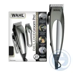 WAHL - Cortadora de Cabello 79305-3618 Kit Deluxe Groom Pro