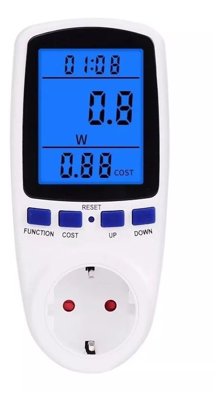 MEDIDOR DE POTENCIA DE ELECTRICIDAD ANALIZADOR DE VATIOS KWH