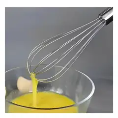 RYBIU IMPORT - Pack12 Batidora Portatil de Acero Inoxidable en Plateado