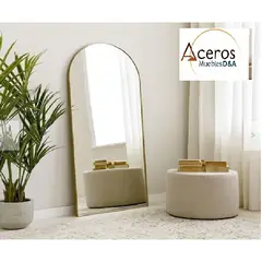 GENERICO - ESPEJO ARCO ESTAMBULL DORADO 1.85 X 1.00