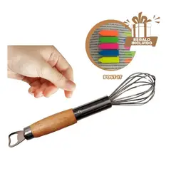 GENERICO - Pack6 Batidora Portatil en Plateado Y+Banderitas Adhesivas