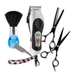 WAHL - Cortadora de Cabello 79752-018 Kit de 23 Pzas y Kit Barbero