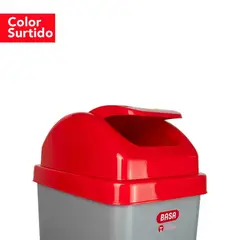 BASA - Papelera Vaivén Elite Pro 50 Lt Rojo.