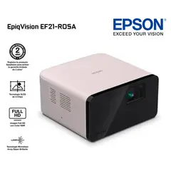 EPSON - Proyector Láser Pórtatil Smart EpiqVision EF21-Rosa