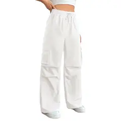 BLWOENS - Pantalones largos para mujeres - Blanco