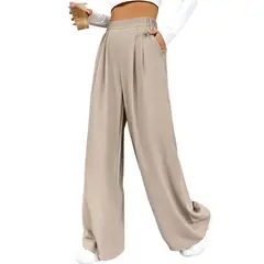 BLWOENS - Pantalones largos para mujeres - Beige