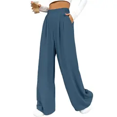 BLWOENS - Pantalones largos para mujeres - Azul