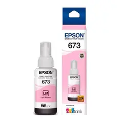 EPSON - Botella de Tinta para impresora 673 Magenta Light T673620 70ml