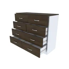 MUEBLES MACRUMO - Cómoda 8 Cajones Brixton