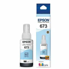 EPSON - Botella de Tinta 673 Cyan Light