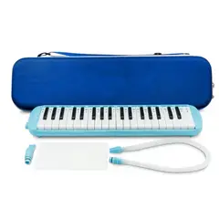 GENERICO - Melódica de 37 Teclas con Estuche y Boquillas Azul