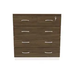 MUEBLES MACRUMO - Cómoda 100cm - 5 Cajones Brixton