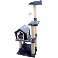 GENERICO - GIMNASIO PARA GATOS - rascador 4 pisos