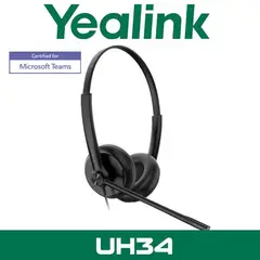 YEALINK - Auricular UH34 Dual USB con Micrófono