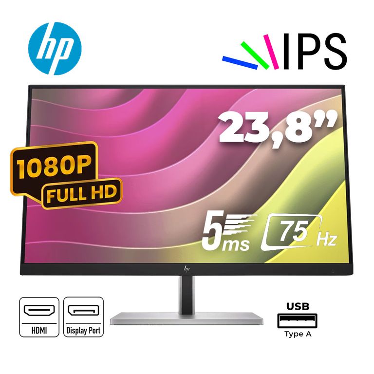 MONITOR E24T G5 TOUCH 238 FHD IPS 1920X1080 DP USB