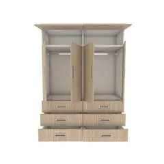 MUEBLES MACRUMO - Ropero armado de 150cm - Arena