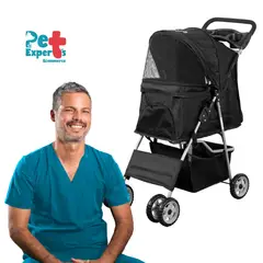 GENERICO - COCHE PET STROLLER PARA PERROS Y GATOS
