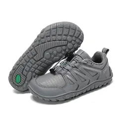 SAGUARO - - Zapatillas Barefoot niños Forestep I - Gris