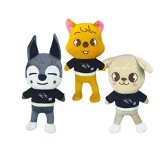 GENERICO - Pack 3 peluches Stray Kids Wolf Han Quokka PuppyM