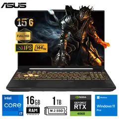 ASUS - LAPTOP TUF GAMING F15 INTEL CORE i7-13620H RAM 16GB SSD 1TB RTX 4060 8GB 15.6" FHD WIN 11