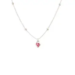 CLEO JOYAS & ACCESORIOS - Collar Corazón Cristal Swarovski