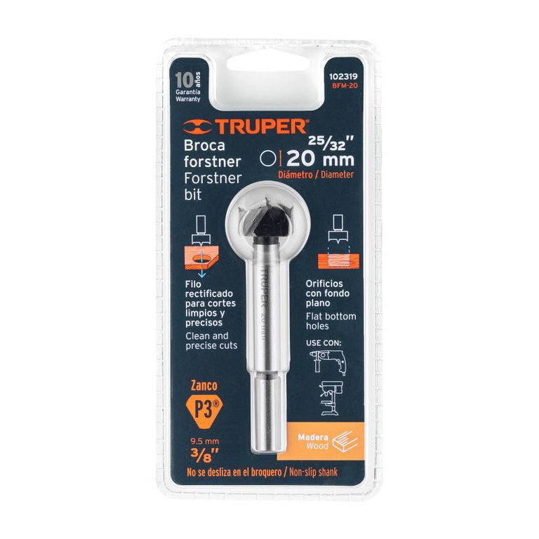 BFM-20 Broca forstner 20 mm para madera - 102319