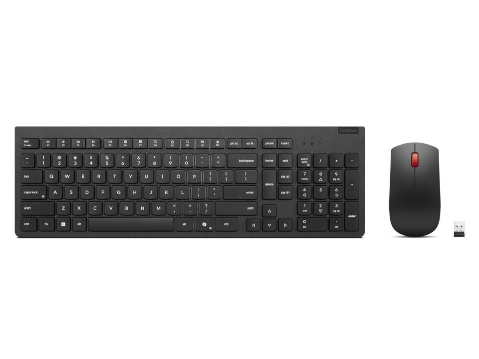 Teclado y Mouse Essential Gen 2 inalámbrico negro