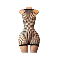 GENERICO - LENCERIA CORPORAL MALLA CATSUIT